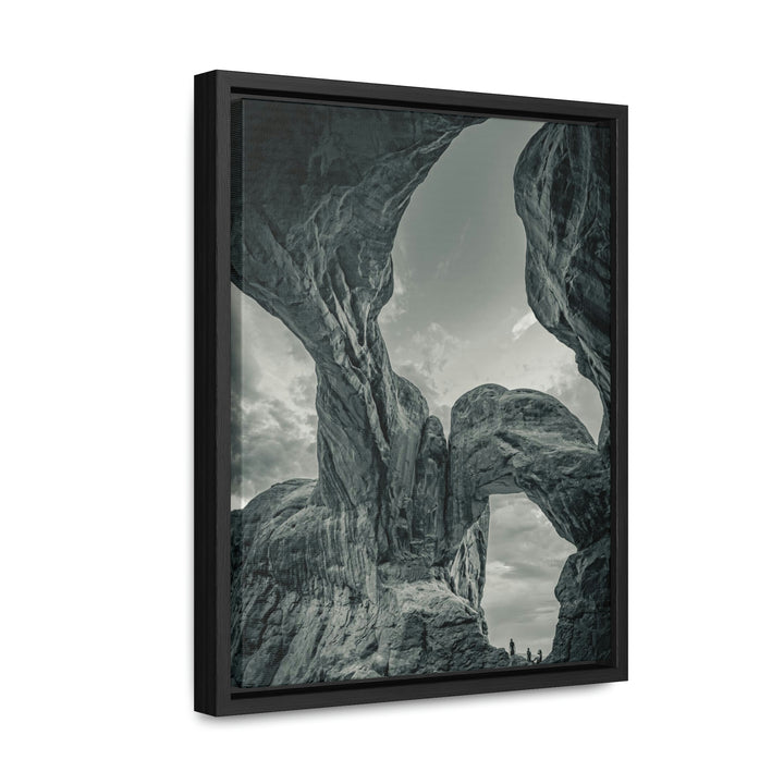 Natural Frames Part 1 in Black and White - Canvas with Frame