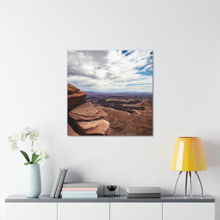 The Canyon Below - Canvas