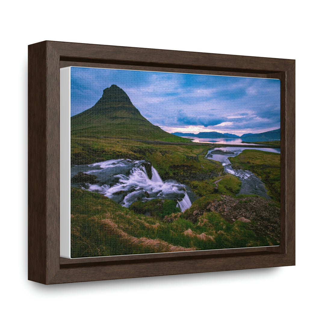 An Icelandic Sunset - Canvas with Frame