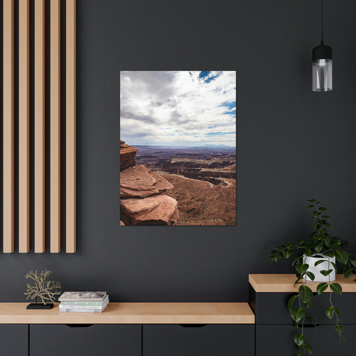 The Canyon Below - Canvas