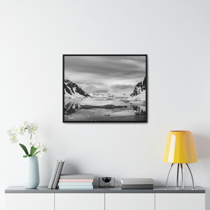 A Still Day in Black and White - Canvas with Frame