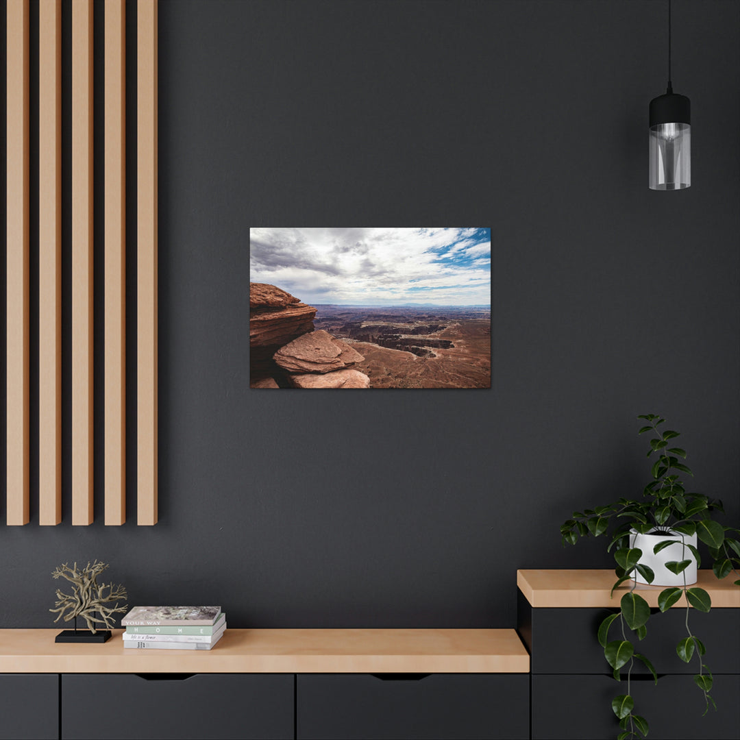 The Canyon Below - Canvas