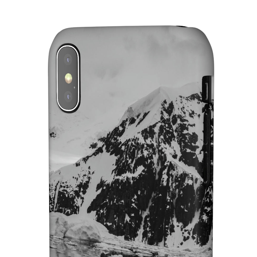 Reflected Calm in Black and White - Phone Case