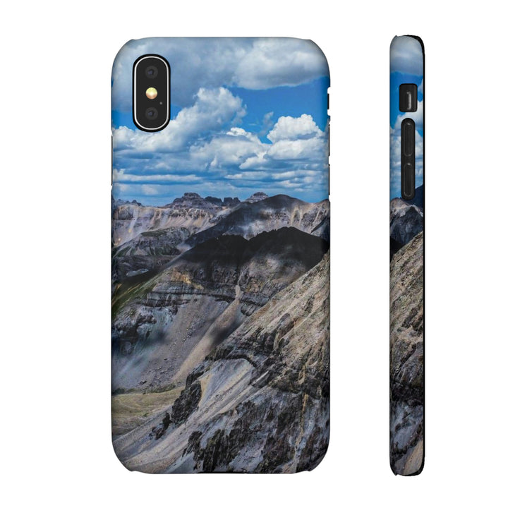 Imogene Pass From the Air - Phone Case