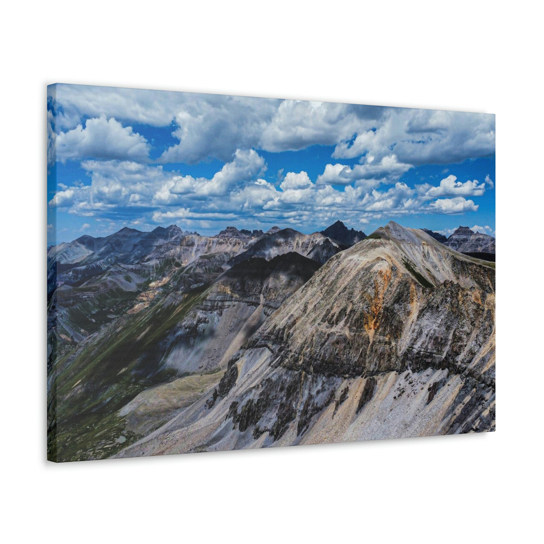 Imogene Pass From the Air - Canvas