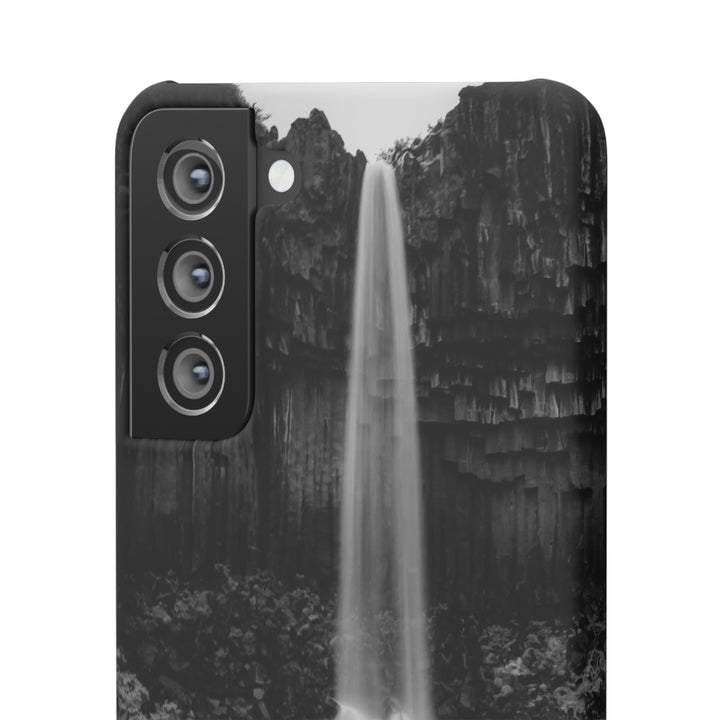 Svartifoss in Black and White - Phone Case