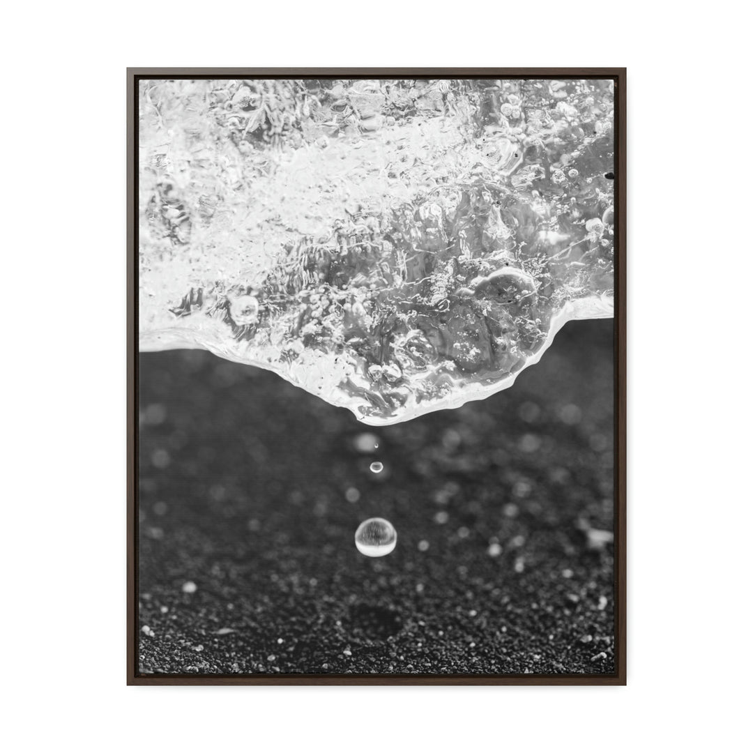 Suspended Droplet - Canvas with Frame