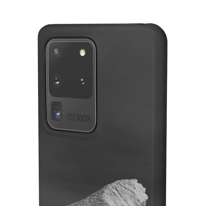 The Angles of an Iceberg in Black and White - Phone Case