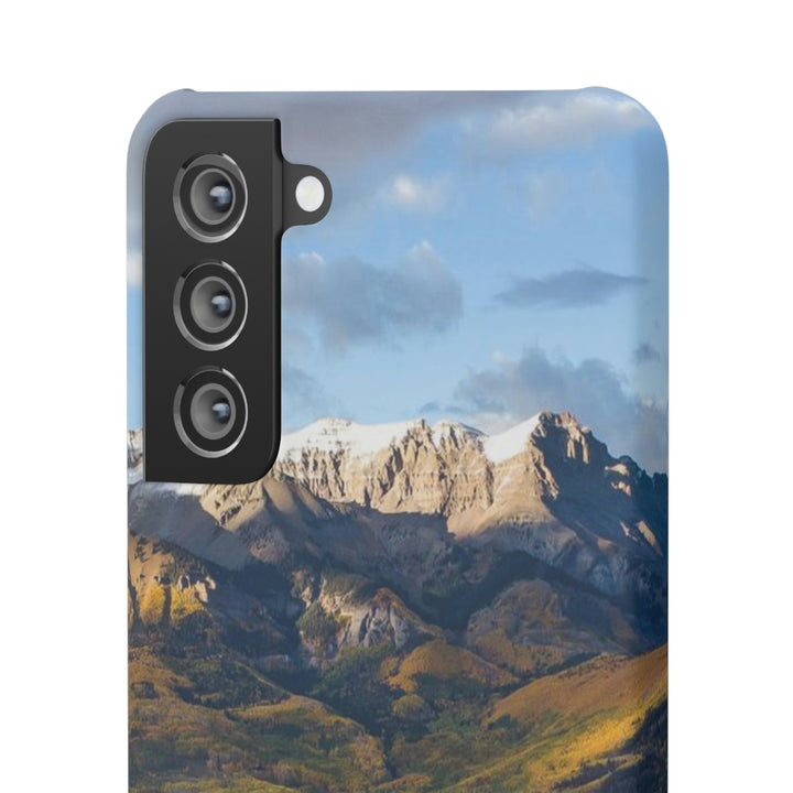 Glowing Mountainside - Phone Case