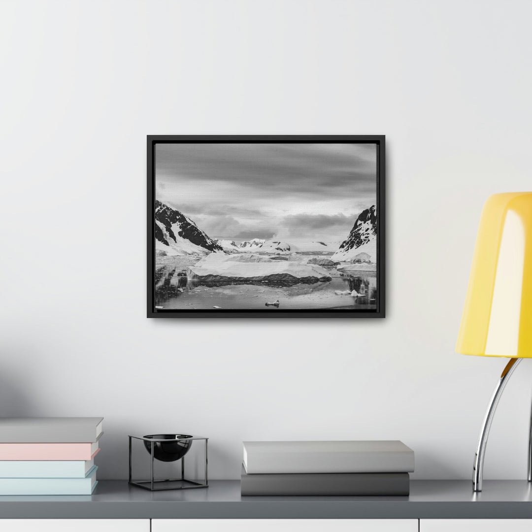 A Still Day in Black and White - Canvas with Frame