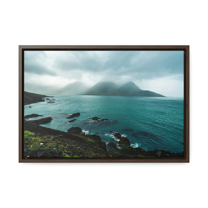 Mystical Mountain View - Canvas with Frame