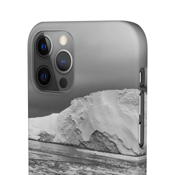 Lane of Ice In Black and White - Phone Case