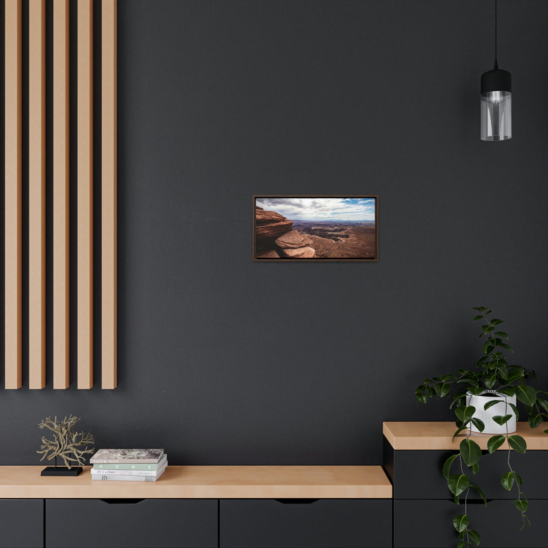 The Canyon Below - Canvas with Frame