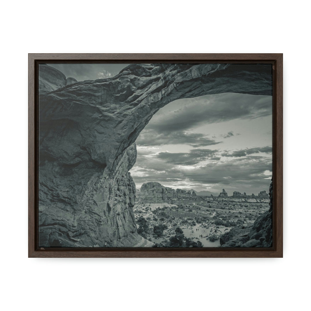 Natural Frames Part 2 in Black and White - Canvas with Frame