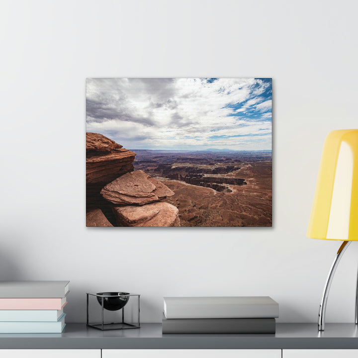 The Canyon Below - Canvas