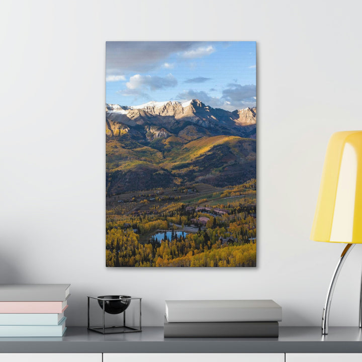 Glowing Mountainside - Canvas