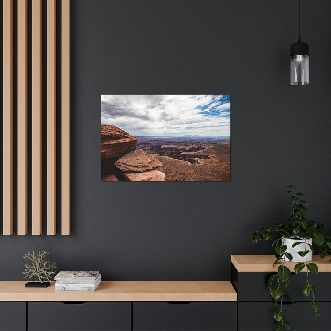 The Canyon Below - Canvas