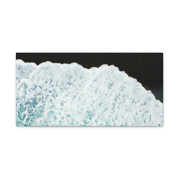 A Wave on Volcanic Sand - Canvas