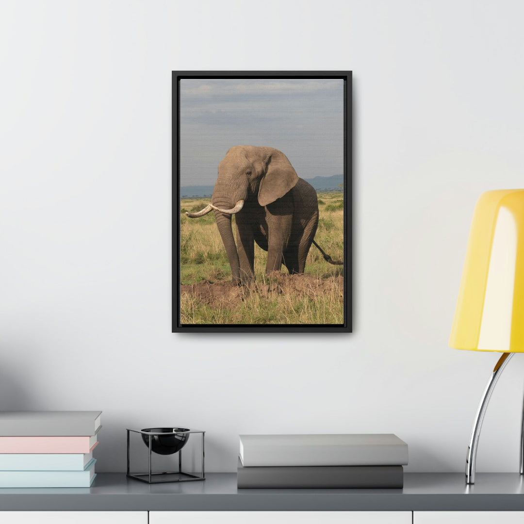 Elephant Stance - Canvas With Frame - Visiting This World