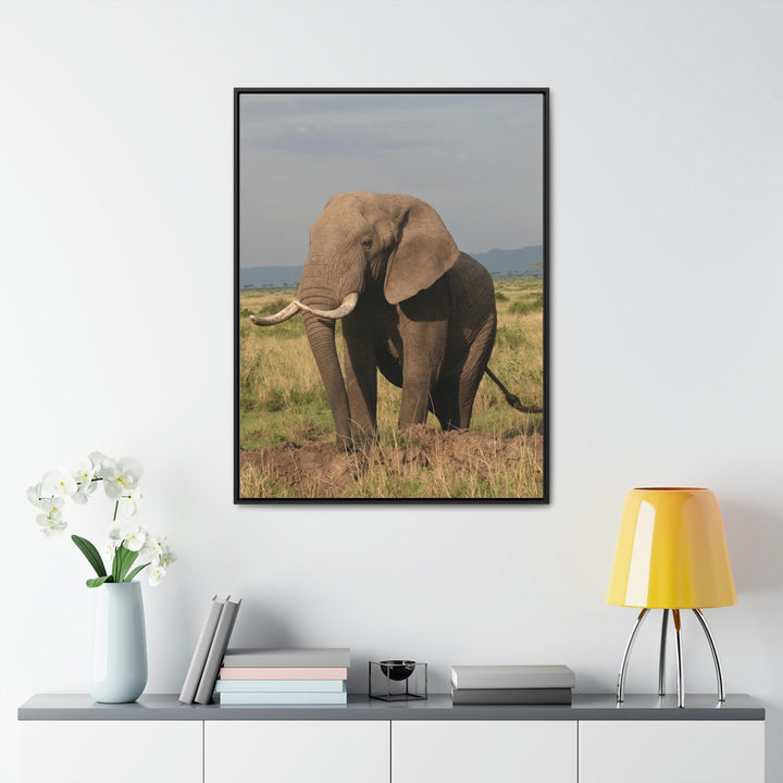 Elephant Stance - Canvas With Frame - Visiting This World