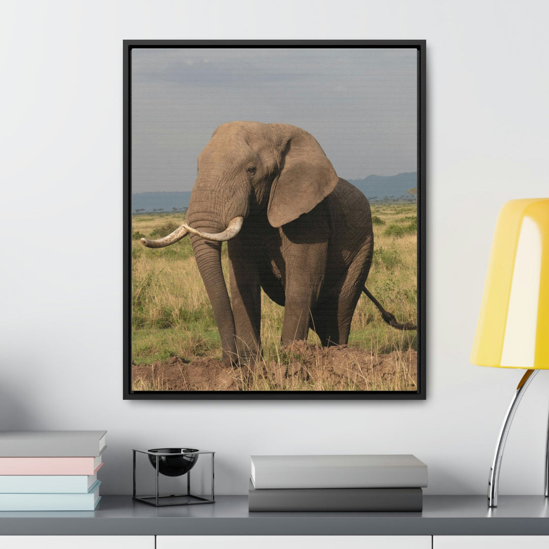 Elephant Stance - Canvas With Frame - Visiting This World