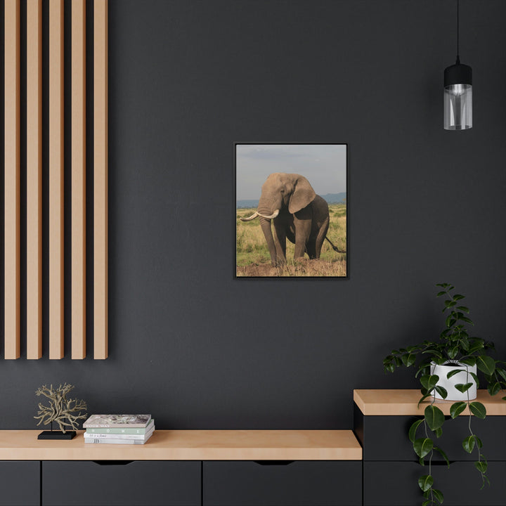 Elephant Stance - Canvas With Frame - Visiting This World