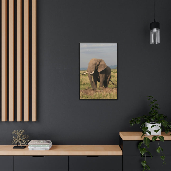 Elephant Stance - Canvas With Frame - Visiting This World