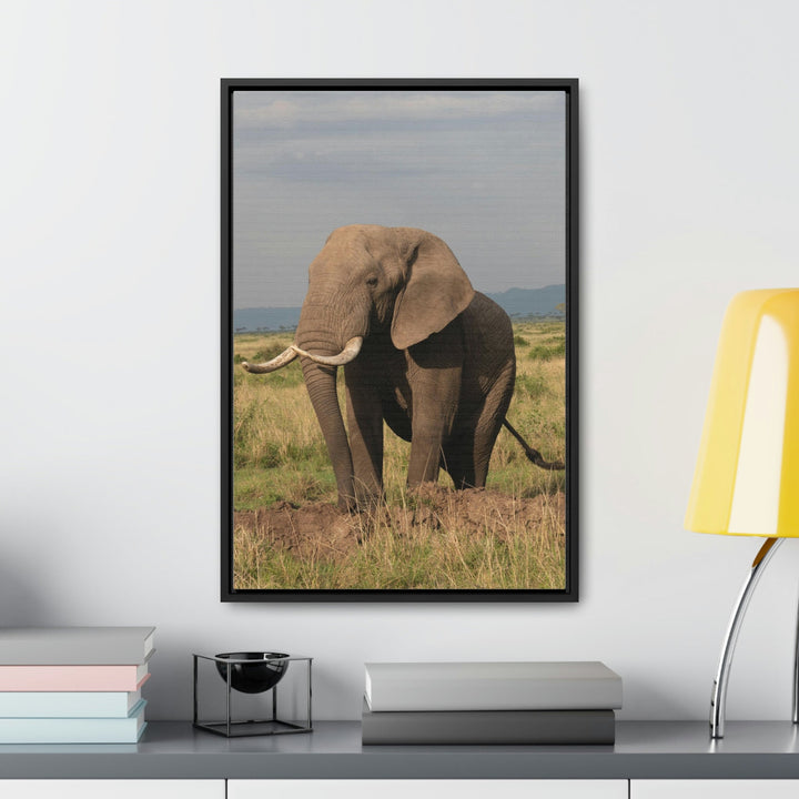 Elephant Stance - Canvas With Frame - Visiting This World