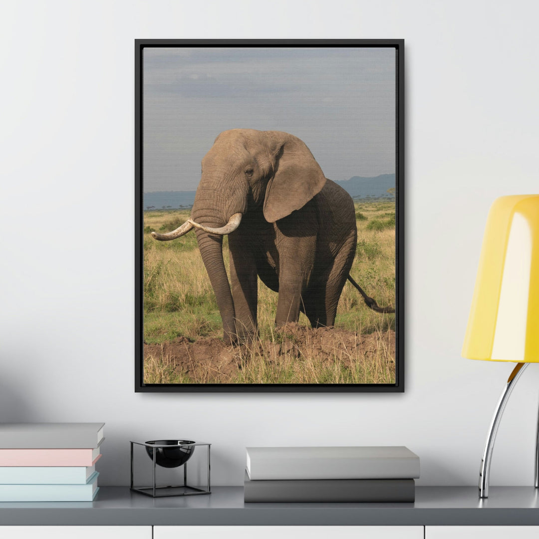 Elephant Stance - Canvas With Frame - Visiting This World