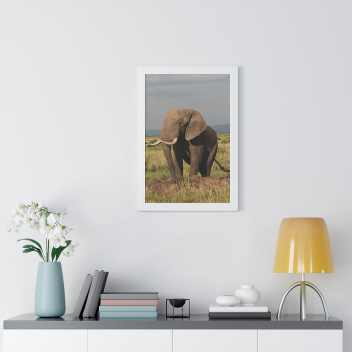 Elephant Stance - Framed Print - Visiting This World