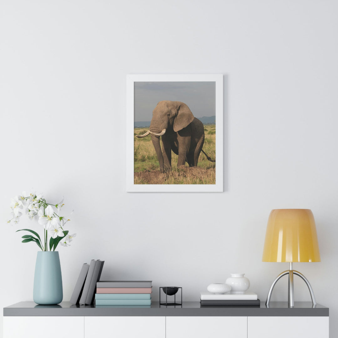 Elephant Stance - Framed Print - Visiting This World