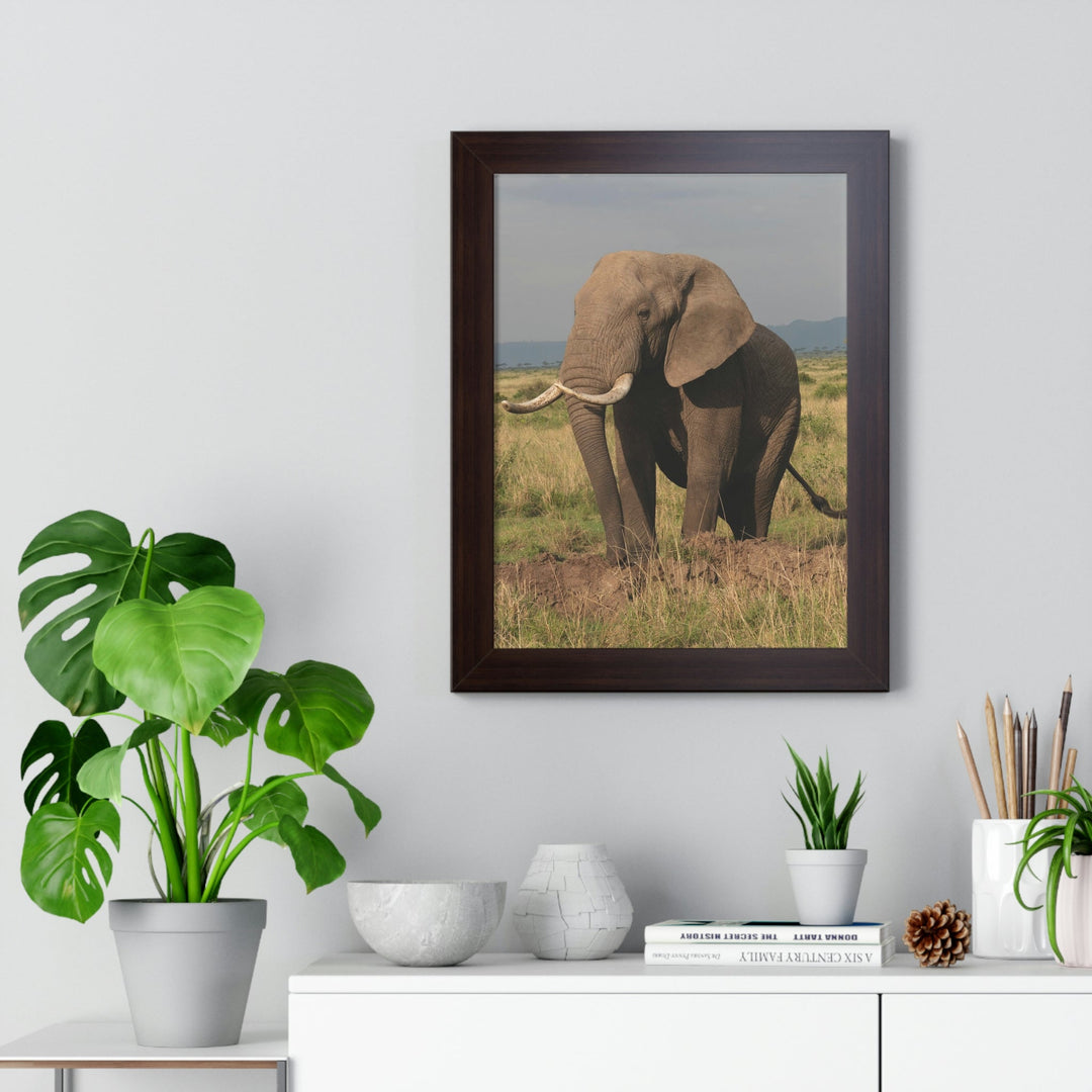 Elephant Stance - Framed Print - Visiting This World