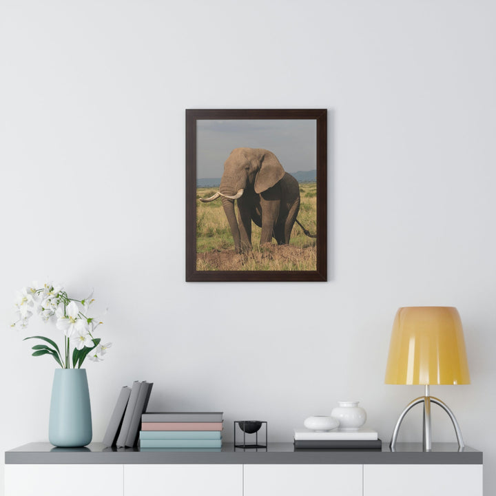 Elephant Stance - Framed Print - Visiting This World