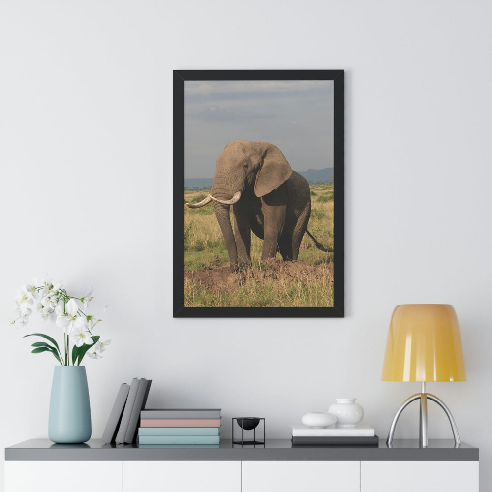 Elephant Stance - Framed Print - Visiting This World