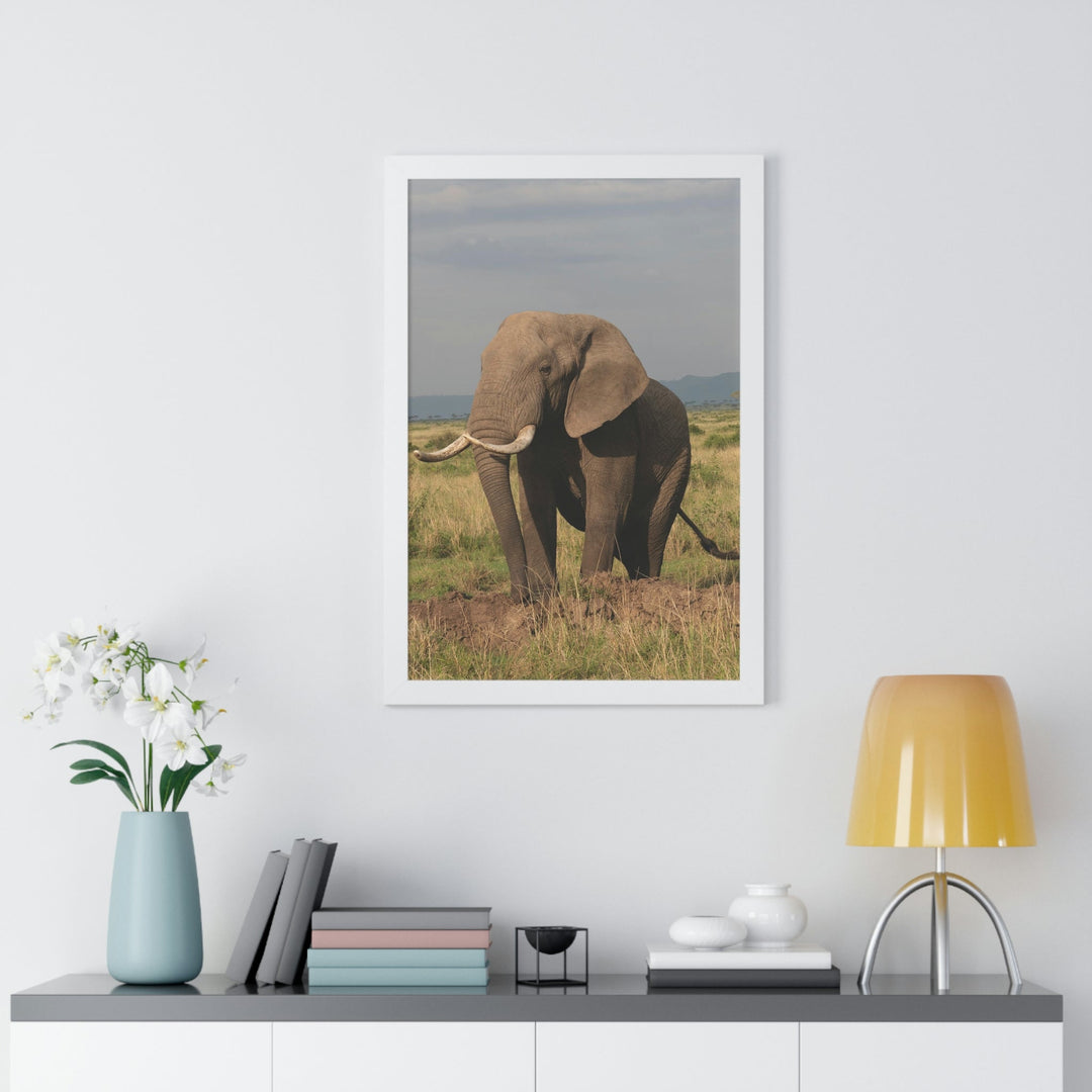 Elephant Stance - Framed Print - Visiting This World