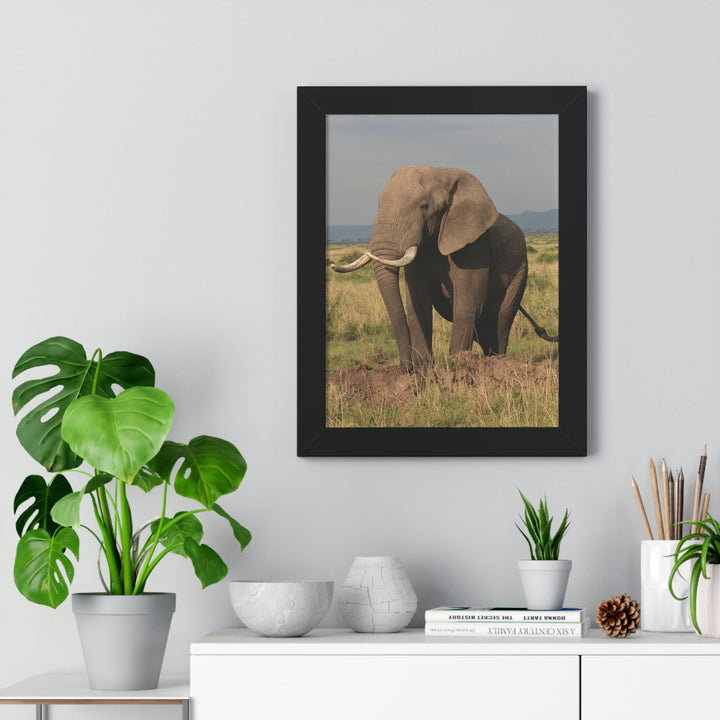 Elephant Stance - Framed Print - Visiting This World