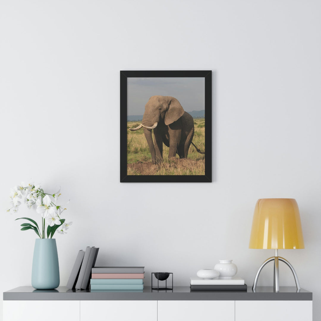 Elephant Stance - Framed Print - Visiting This World