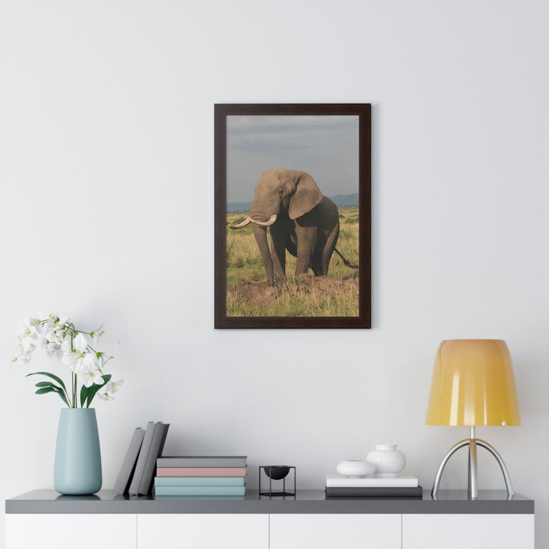 Elephant Stance - Framed Print - Visiting This World