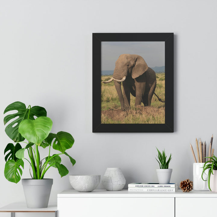 Elephant Stance - Framed Print - Visiting This World