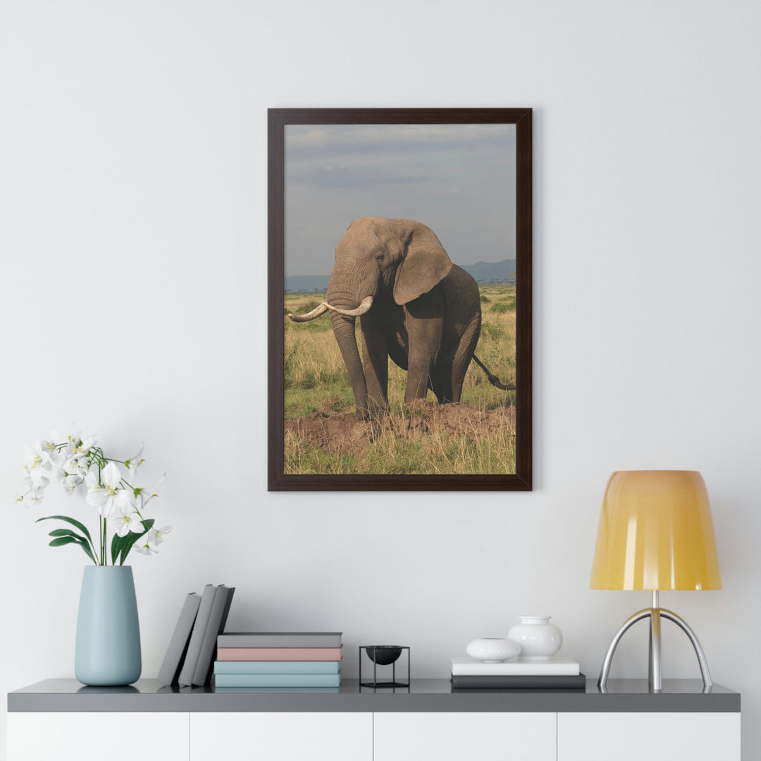 Elephant Stance - Framed Print - Visiting This World