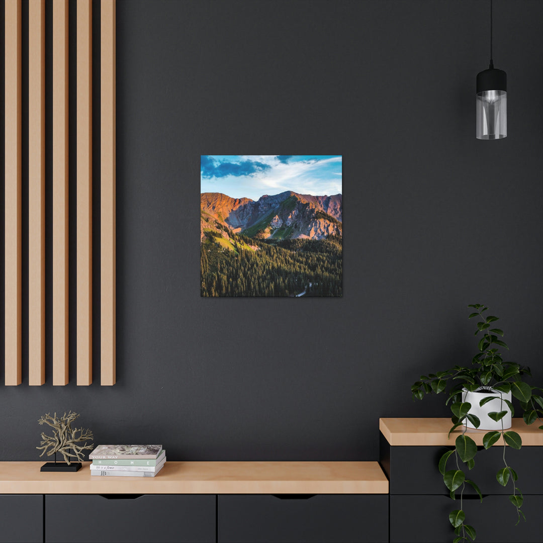 Fading Mountain Light - Canvas