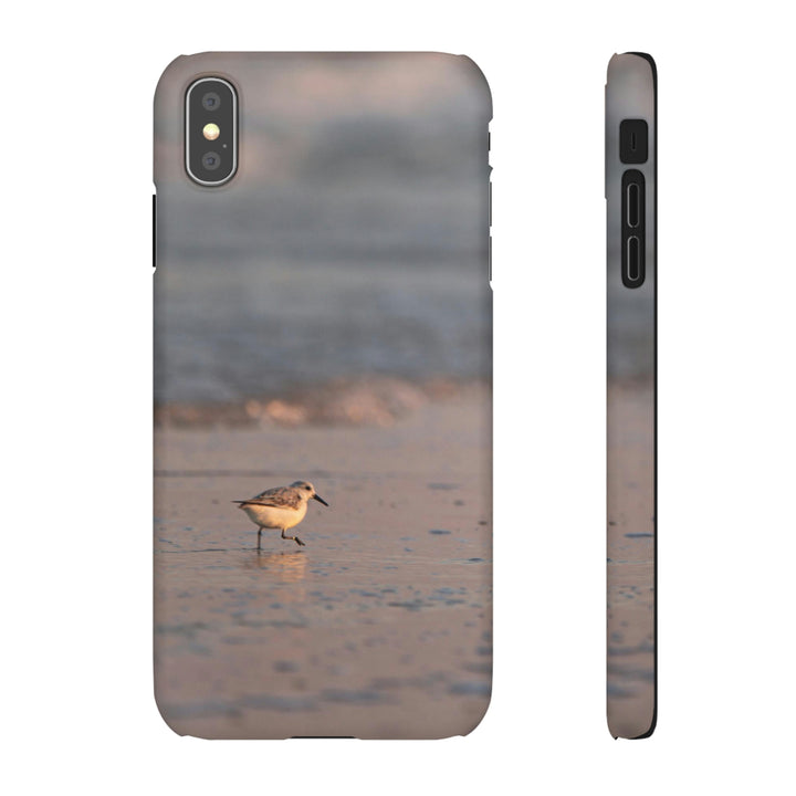 Sanderling in Soft Dusk Light - Phone Case