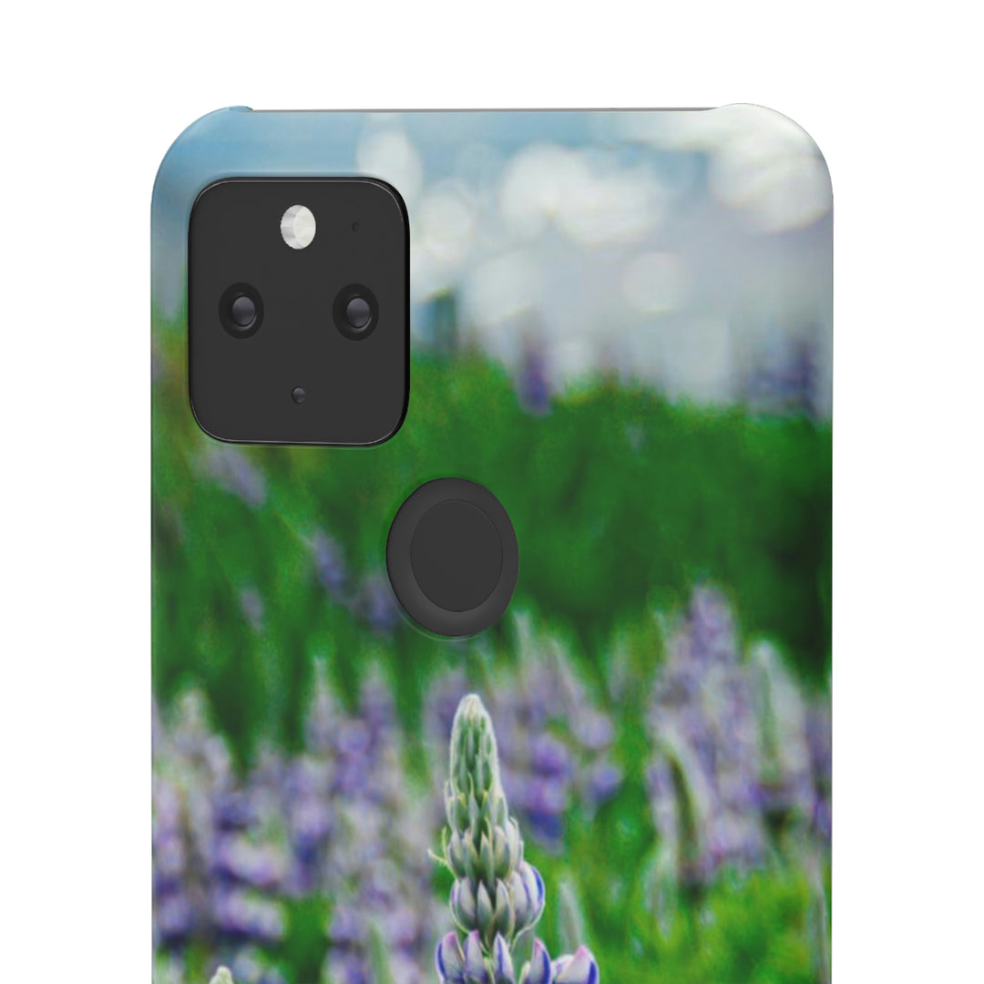 Glowing Lupin with Mountains - Phone Case