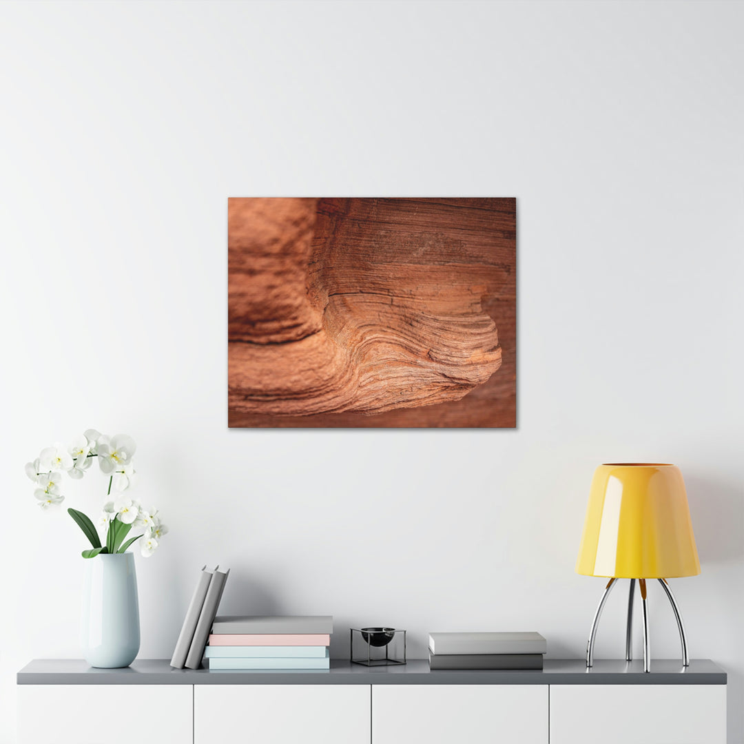 Sedimentary Rock Curves - Canvas