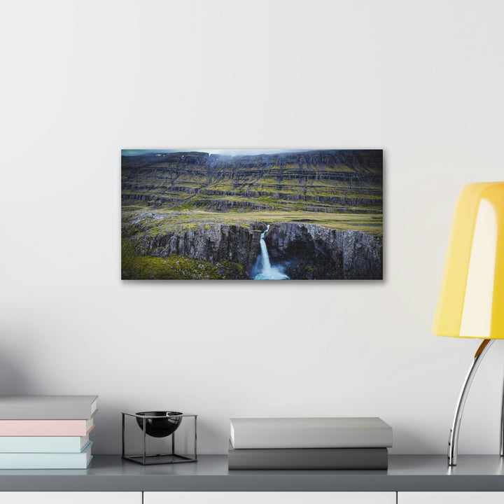 A Remote Waterfall - Canvas