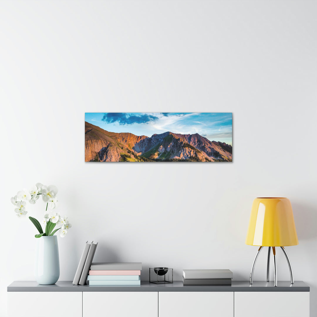 Fading Mountain Light - Canvas