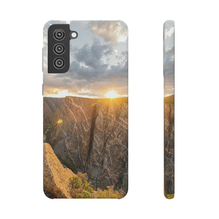 Painted Wall at Sunset Part 2 - Phone Case