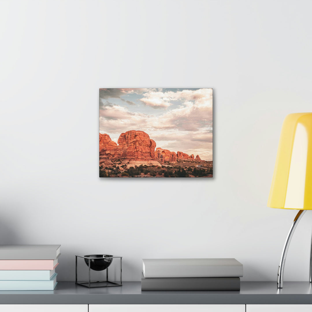 A Desert Sunset - Canvas