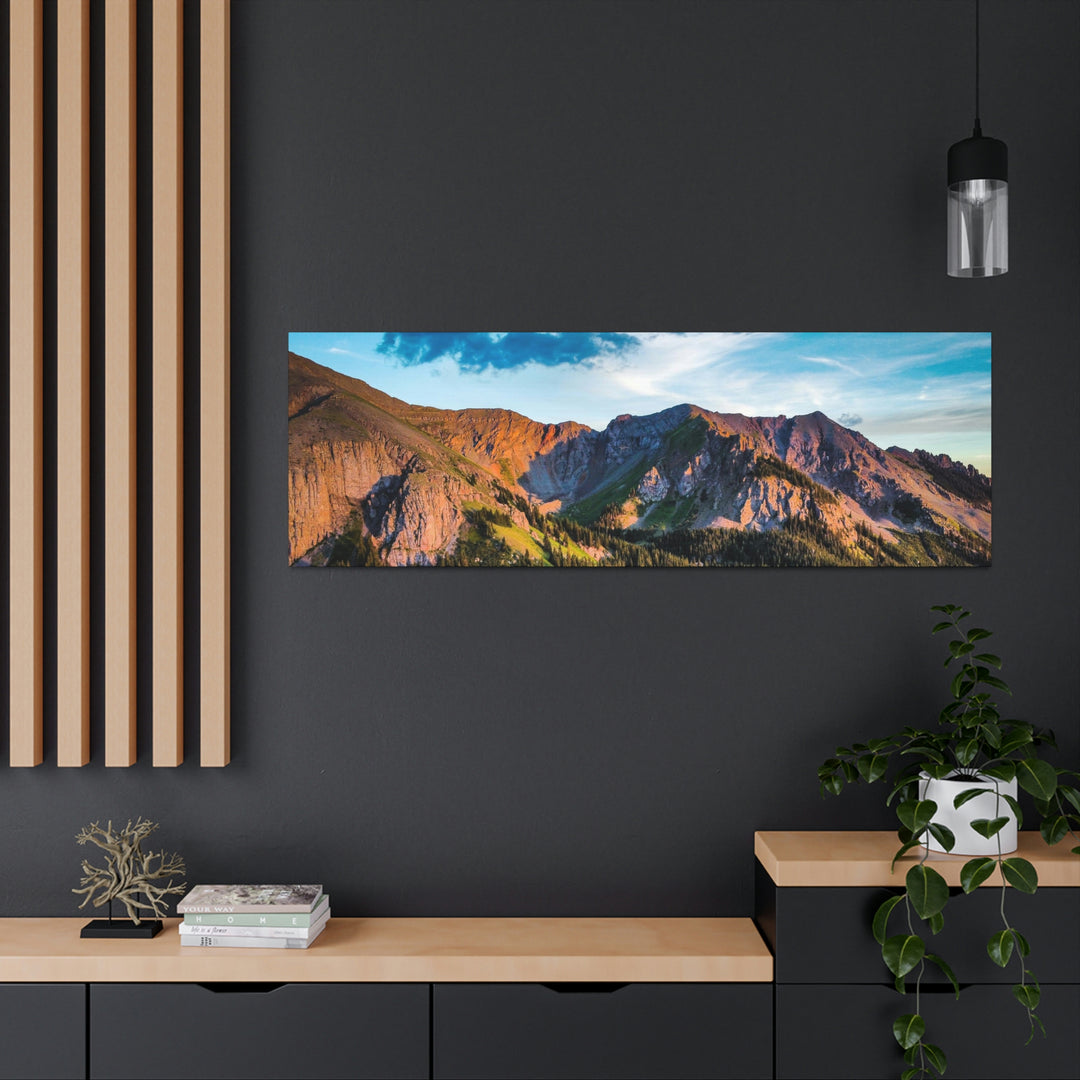 Fading Mountain Light - Canvas