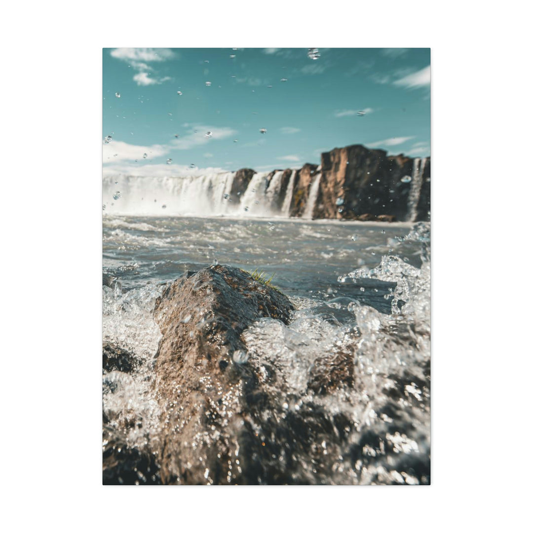 Goðafoss Splash - Canvas